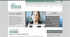 Desktop Screenshot of iamse.org
