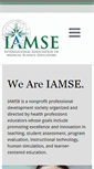 Mobile Screenshot of iamse.org