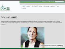 Tablet Screenshot of iamse.org